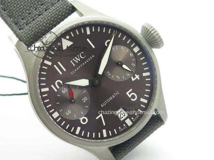 MIROTIME 1230 SunProtective Big Pilot Real PR IW500910 “Patrouille Suisse” ZF 1:1 Best Edition On Gray Nylon Strap 7278